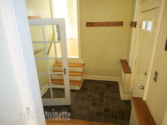 Kitchen to mud room