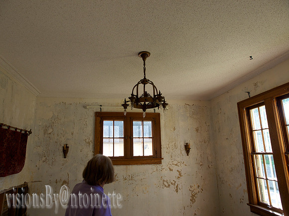 The dining room now...