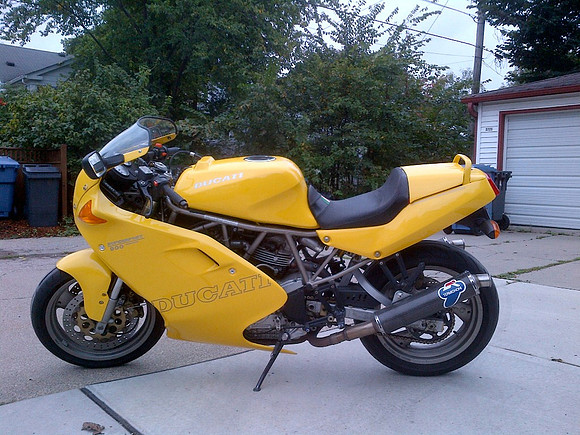 new yellow Ducati
